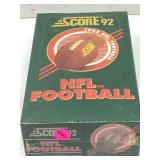 1992 score football  sealed wax box