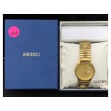 Seiko Quartz Watch, 7n43-8a99, Day Date W/box