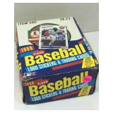1988 fleer baseball sealed wax box