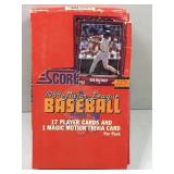 1988 score baseball sealed wax box