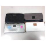 4 Designer Wallets, Previously Owned Condition