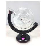 Hand blown glass Sailing ship inside a globe of