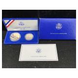 1986 Us Liberty Coin Set - Incl. Silver Dollar
