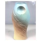 Dryden Pottery Fish Vase 10in H