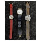 2 Ingersoll & Bradley Wind-up Mickey Mouse Watches