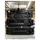 Stereo receivers, Sony, pioneer,Sherwood and