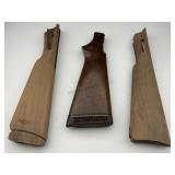 Vtg Wood Rifle Stocks