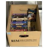 Box of VHS Movies
