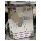 Home care commode with toilet alternative, can be