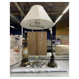 Silver finish IKEA lamp and other desk lamps
