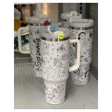 Custom Disney beauty and friends tumblers