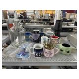 Collectible mugs and more.