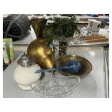 Home decorations vintage oil lamp no top and some