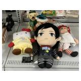 Ackerman plush, hello kitty Arvin a dog and two