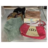Make up personal handbags and fleece or sherpa