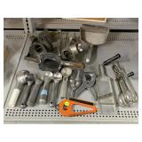 Vintage Meat Grinders, Mixer, Scoopers, and More.