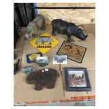 Rhino collection of vintage and newer decorative