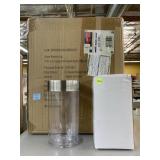 Box of clear double walled acrylic wine cooler