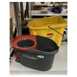 Mop buckets Rubbermaid commercial and o-cedar