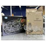 C&S Cool Stemglasses and Mikasa Veggie Tray.