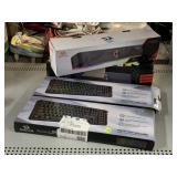 Red dragon keyboards and Bluetooth speakers