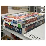 Star Wars Monopoly and Star Wars Operation Game.