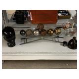 Home decorations, pop corn bowl, black porcelain