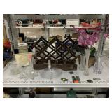 Home decorations wine bottle racks glass and more