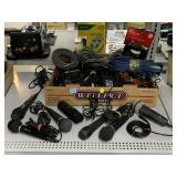 Microphones, guitar cables, amplifier cables and