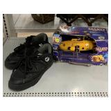 Mako Submarine radio control and black sneakers