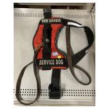Service DOG Harness and Leash.