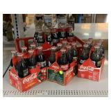 Vintage Coca-Cola Crate and 6 Packs.