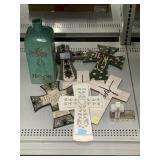 Wood and porcelain wall cross