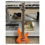 Mitchell orange base guitar model MB100OR