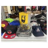 Somic gaming headset and assorted hats and more.