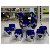 Vintage Farber brothers Krome Kraft cobalt blue