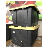 2 Large Bins, approx 28in long