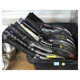 Large collection of Tennis Rackets mostly Wilson