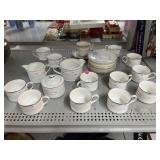 Royal Doulton Precious Platinum China Set and