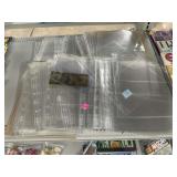 Large Collection Of Binder Sleeves. Half Slots
