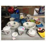 Assorted Dishes. Cups, Trays, & More