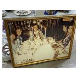 Liberace framed print. Approx 43 x 33