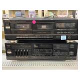 Fisher Double Cassette Deck & Stereo Receiver
