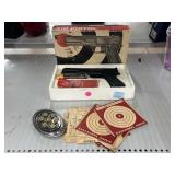 357 Ammo Belt Buckle, Marksman Air Pistol, and
