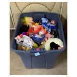 Bin Of Stuffed Animals.