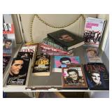 Assorted Elvis Presley Books & DVDS