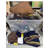 Container of New Onesie Jumpsuits.