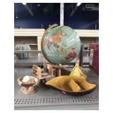 Assorted Home Decor. World Globe, Bathroom Soap