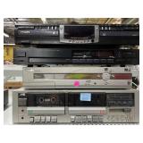 Vintage JVC double cassette deck model KD ï¿½ W110,