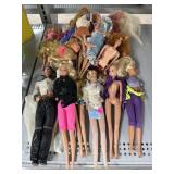 Assorted Barbie Dolls. some for parts